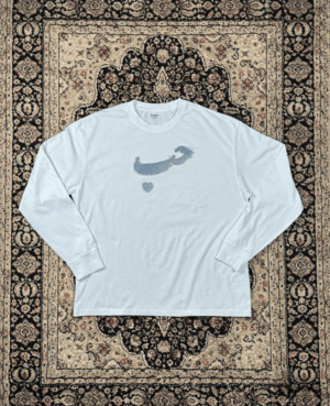 LONG SLEEVE - PATCHWORK D'JEAN - BLANC