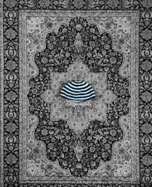 BEANIE– HOBE DATING – BLEU & BLANC